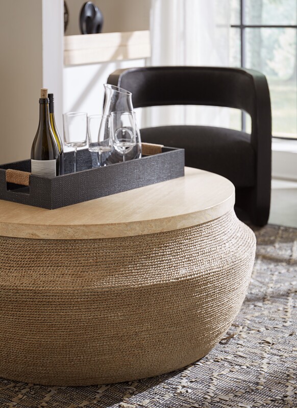 Retreat Round Cocktail Table Cocktail & Coffee Tables Brown 7 Retreat Round Cocktail Table Cocktail & Coffee Tables Brown 7