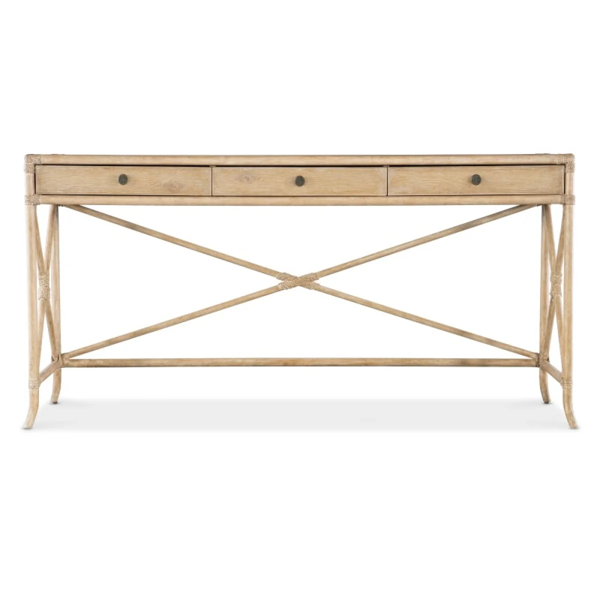 Retreat Pole Rattan Console Console Tables Brown 7