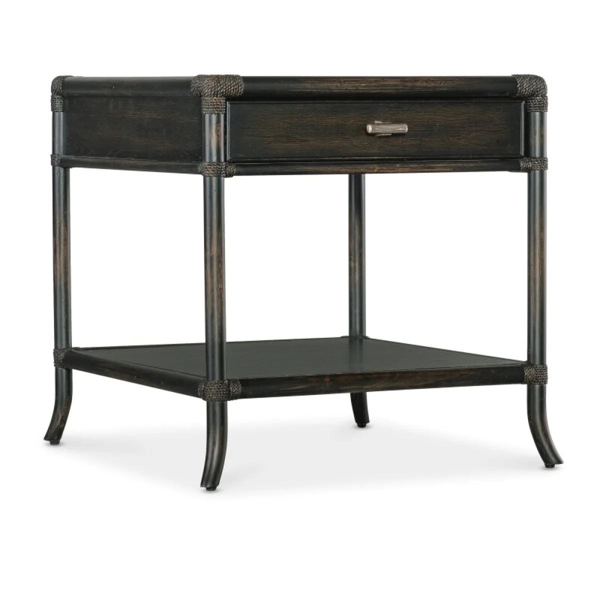 Retreat Pole Rattan End Table End tables black 4