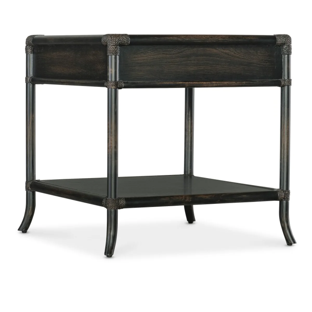 Retreat Pole Rattan End Table End tables black 6