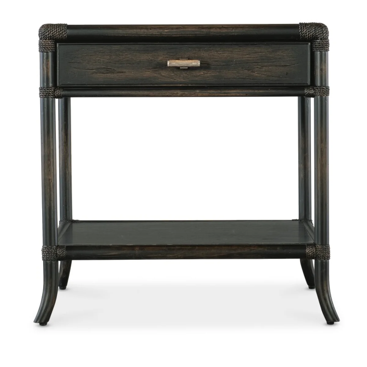 Retreat Pole Rattan End Table End tables black 7