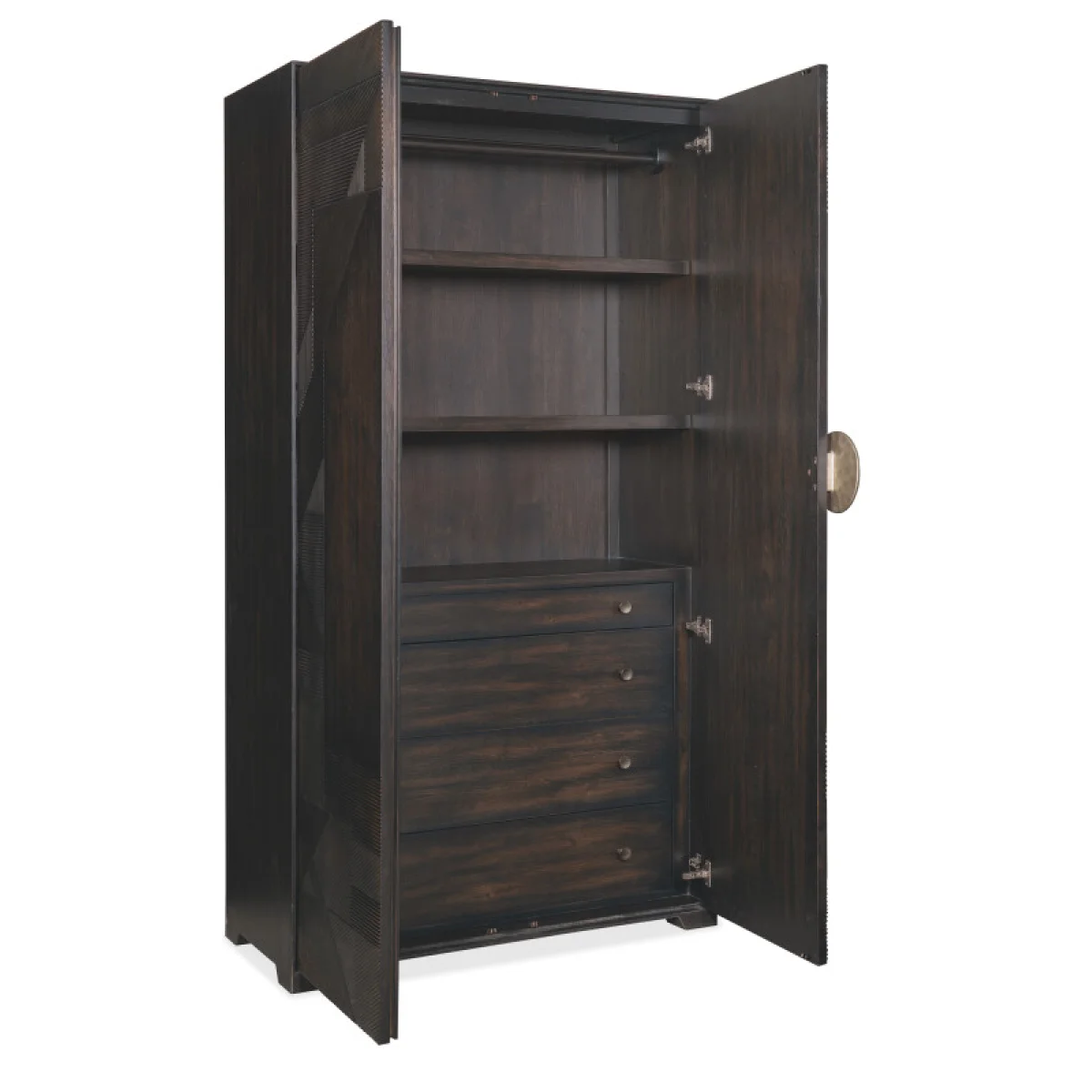 Retreat Split Rattan Wardrobe Dressers Brown 6