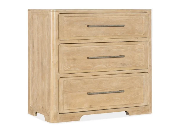 Retreat Three-Drawer Nightstand Nightstands Brown