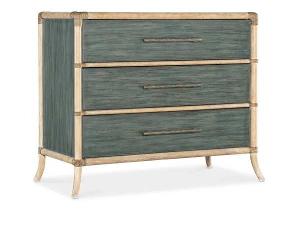 Retreat Pole Rattan Chest Chests blue