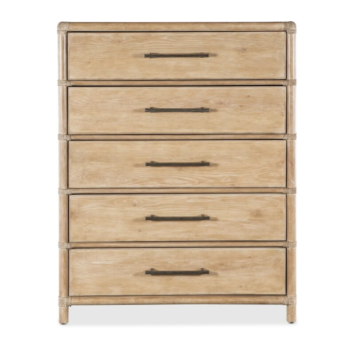 Retreat Pole Rattan Five-Drawer Chest Chests Brown 6