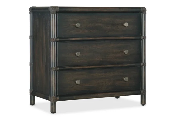 Retreat Pole Rattan Nightstand Nightstands Brown 21