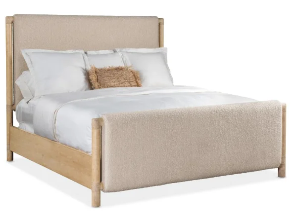 Retreat King Upholstered Panel Bed Beds Beds