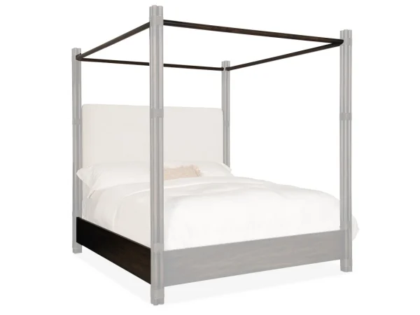 Bedroom Retreat 6/6 Pole Rattan Poster Rails and Canopy Bed Parts Bed Parts