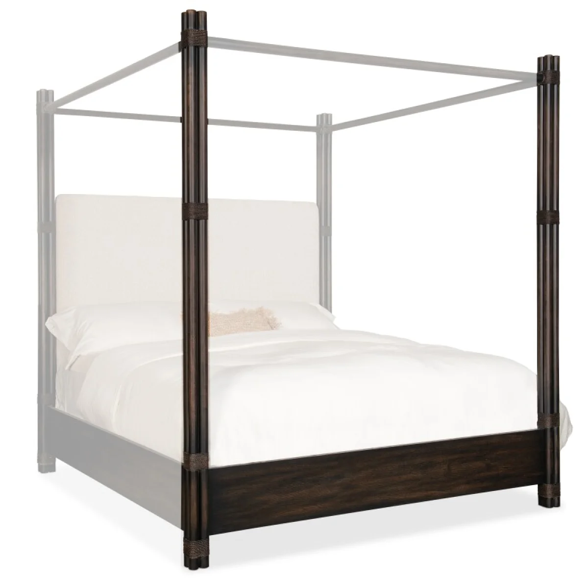 Bedroom Retreat 6/0-6/6 Pole Rattan Poster Footboard Bed Parts Bed Parts 4