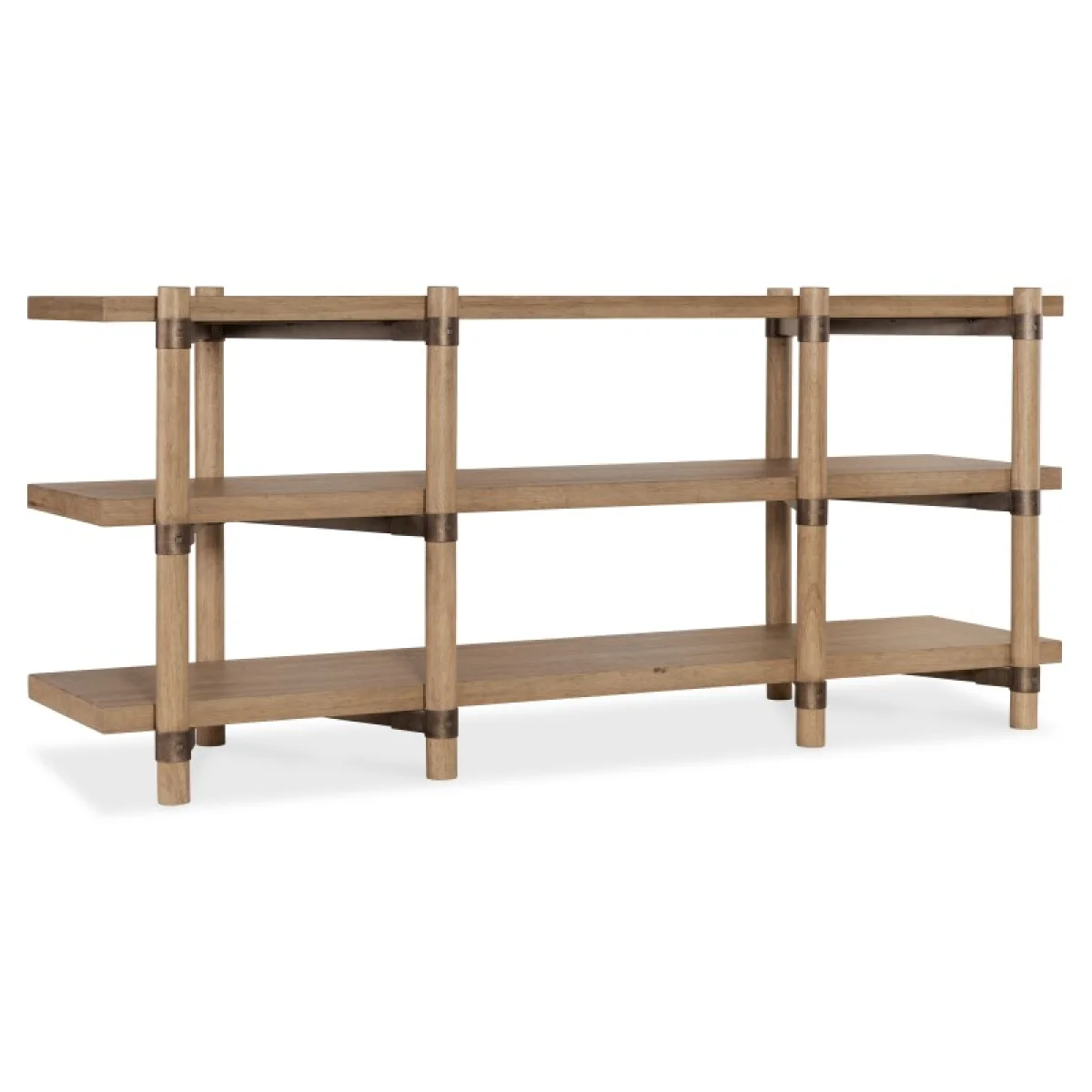 Vineyard Row Console Entertainment Stands Brown 4