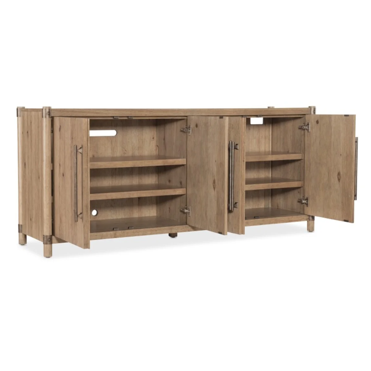 Vineyard Row Entertainment Credenza Entertainment Stands Brown 6