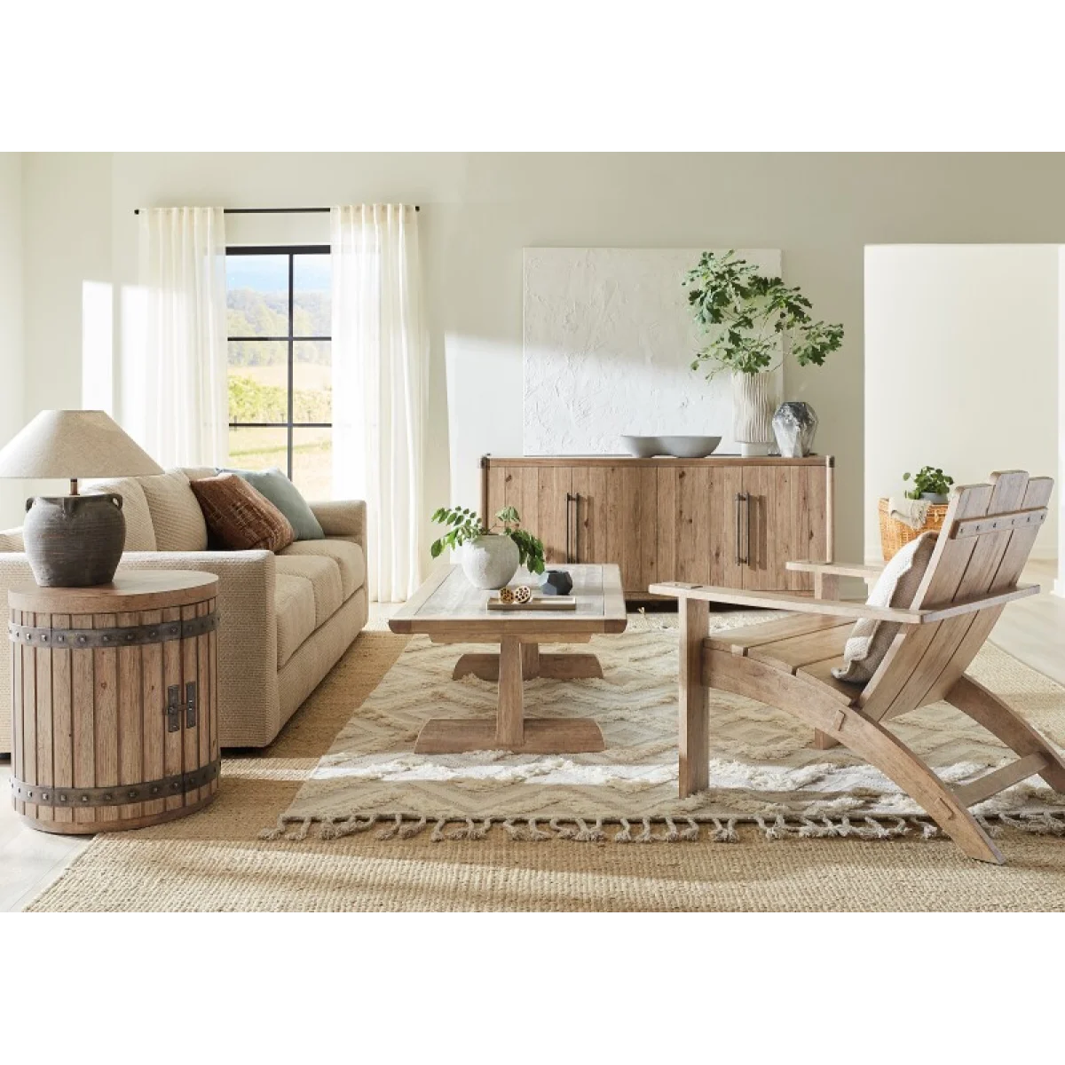 Vineyard Row Entertainment Credenza Entertainment Stands Brown 9