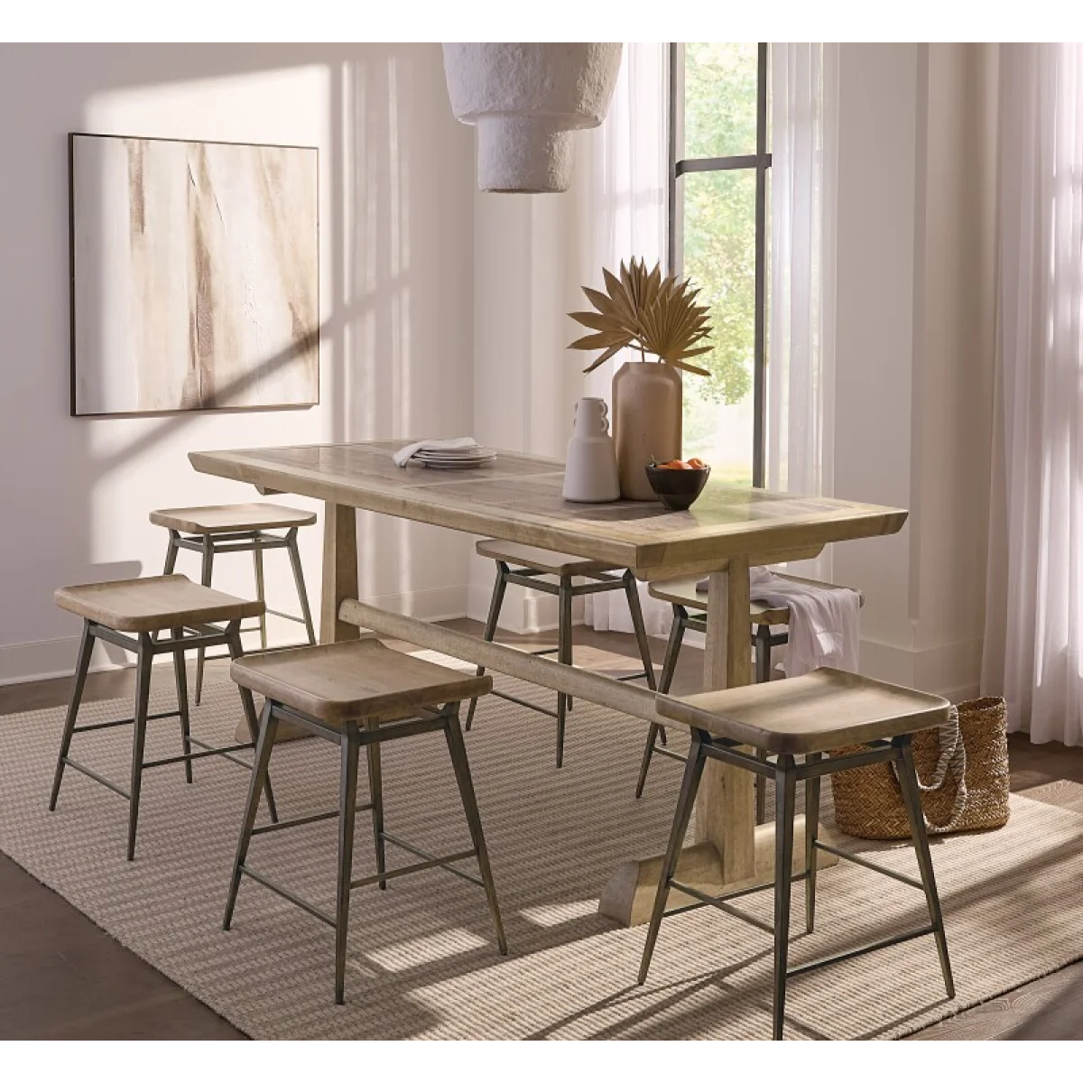 Vineyard Row Friendship Table Dining Tables Brown 9