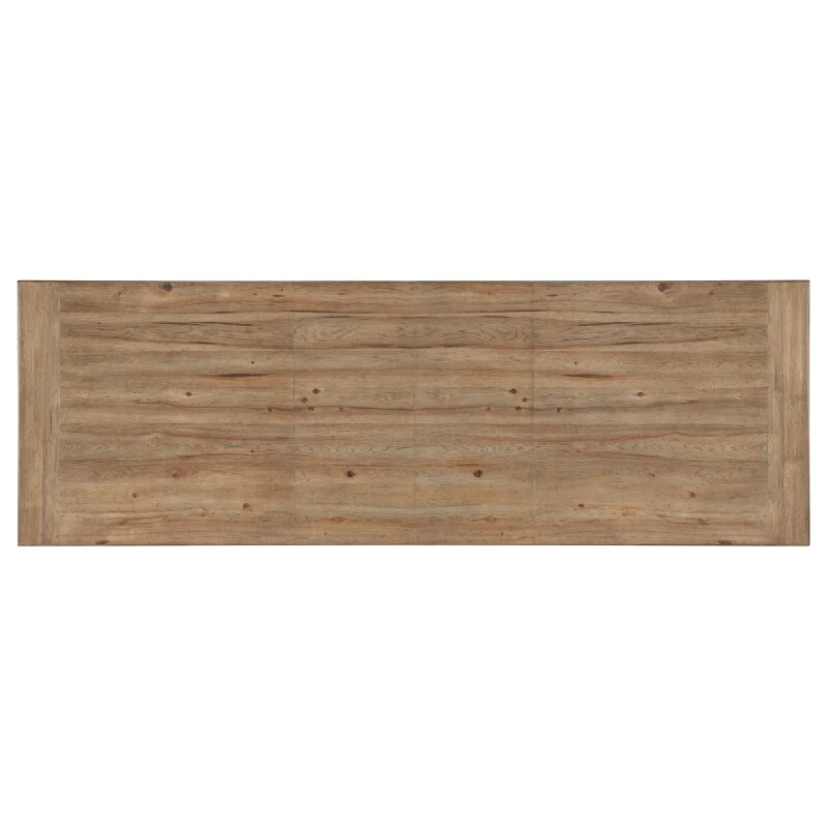 Vineyard Row Rectangle Dining Table with Two 20-inch Leaves Dining Tables Brown 9