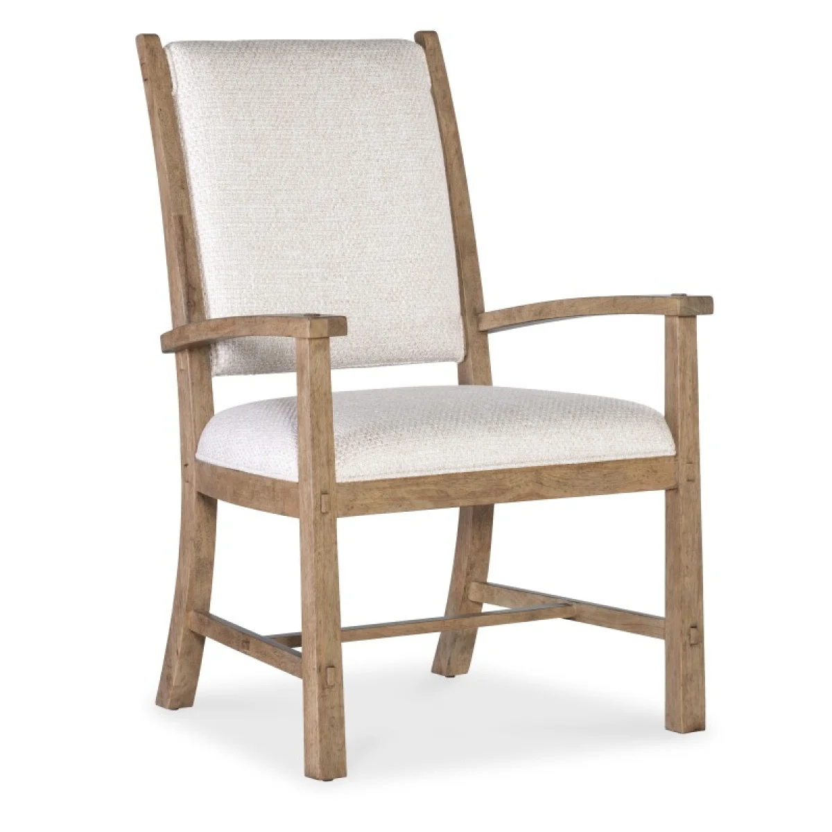 Vineyard Row Post Back Upholstered Arm Chair Chairs & Benches Beige 4