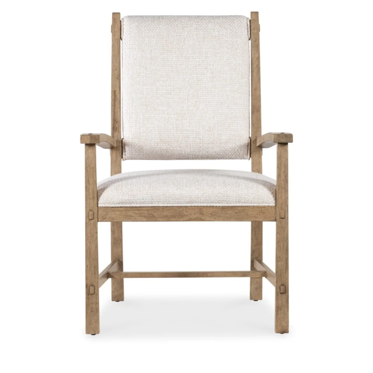 Vineyard Row Post Back Upholstered Arm Chair Chairs & Benches Beige 7