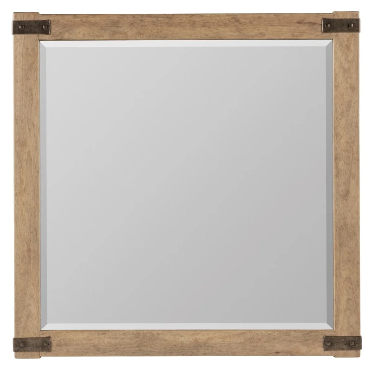Vineyard Row Square Mirror Bedroom Mirrors Brown 4