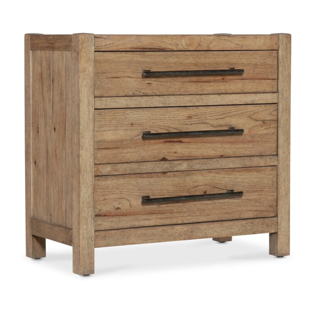 Vineyard Row Two-Drawer Nightstand Nightstands Brown 4