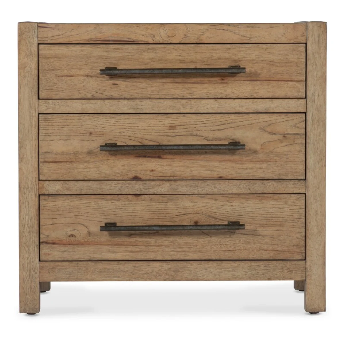 Vineyard Row Two-Drawer Nightstand Nightstands Brown 6