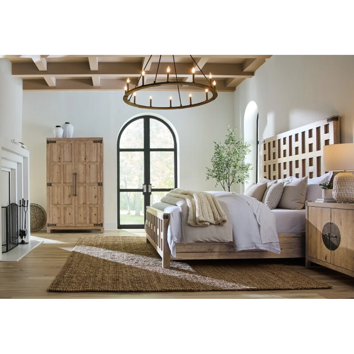 Vineyard Row California King Panel Bed Beds Beds 12