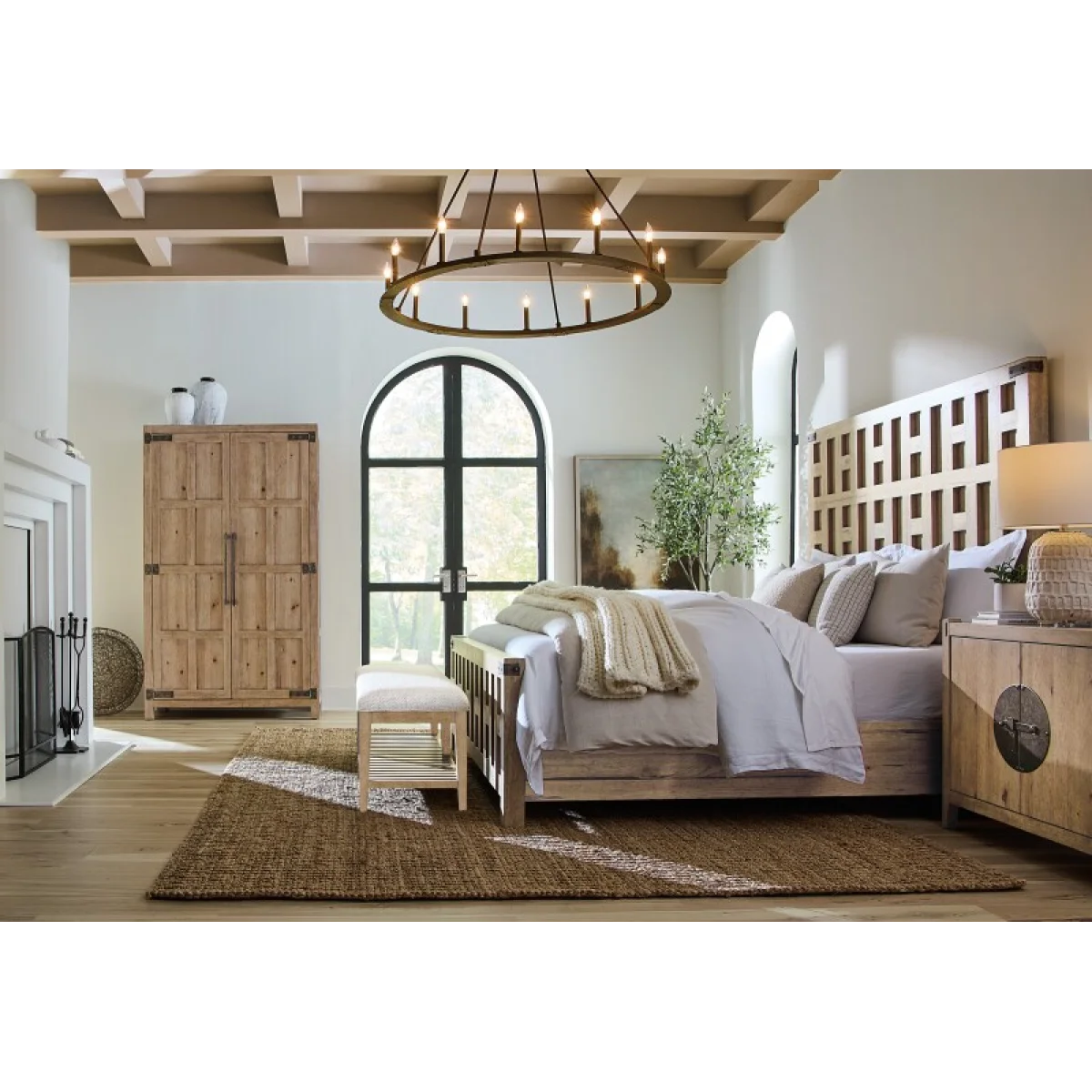 Vineyard Row California King Panel Bed Beds Beds 13