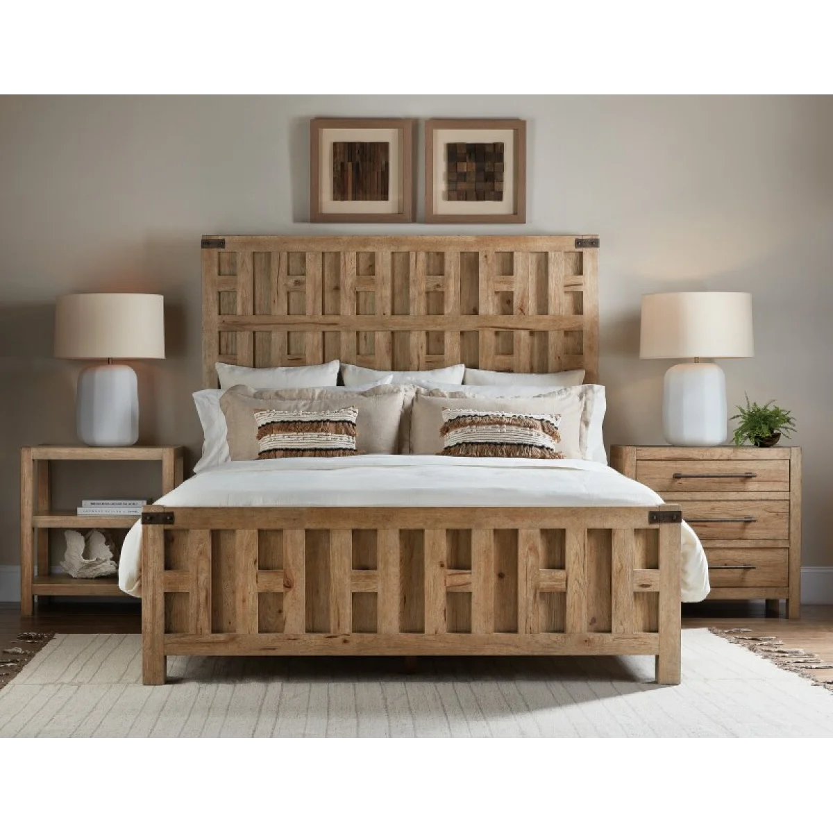 Vineyard Row King Panel Bed Beds Beds 9
