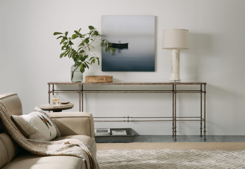 La Grange St James Metal and Stone Console Console Tables Blacks 12 La Grange St James Metal and Stone Console Console Tables Blacks 12