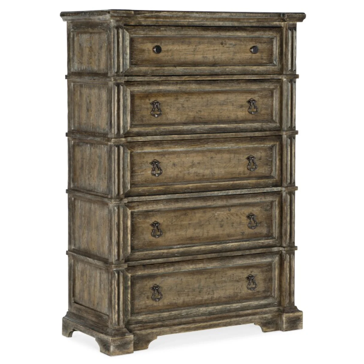 La Grange Ross Prairie Five Drawer Chest Chests Brown 4