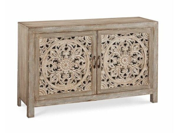Fusion Two Door Cabinet Dining Storage Bassett Furniture