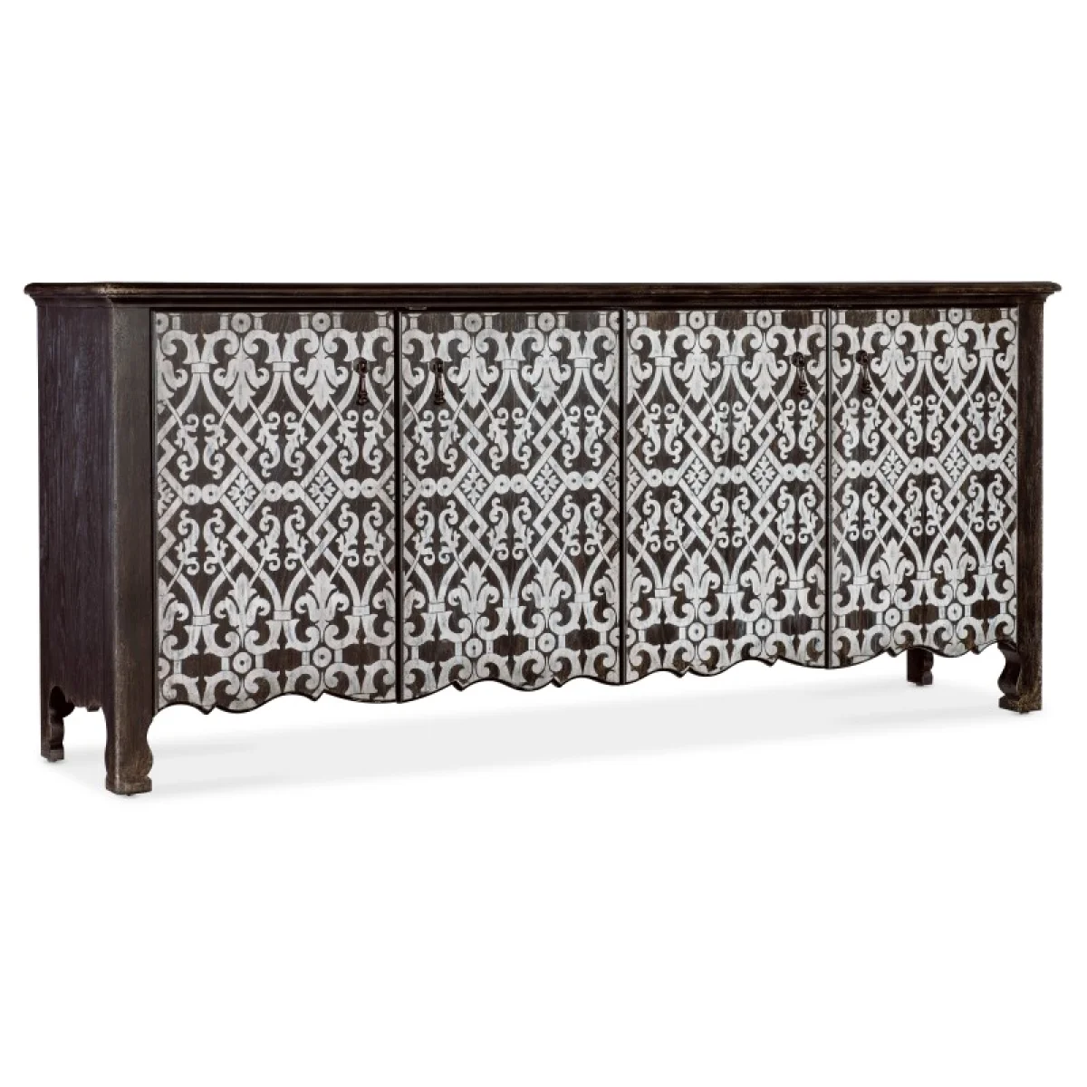 Americana Entertainment Credenza Entertainment Stands Blacks 4