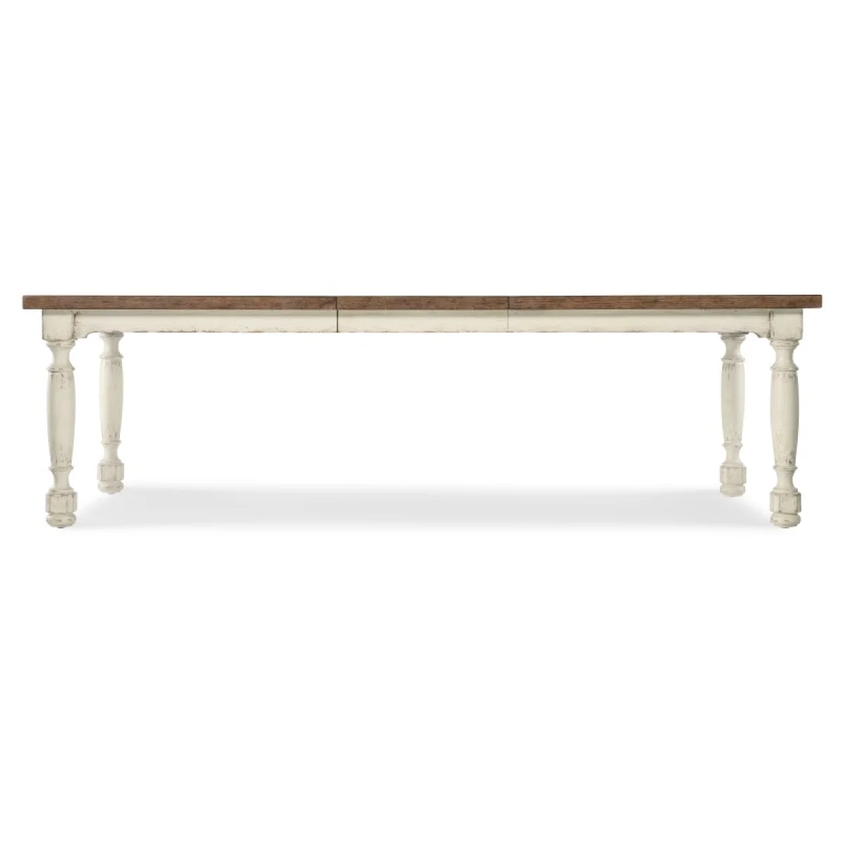 Americana Leg Dining Table with 1-22in Leaf Dining Tables Cream 8