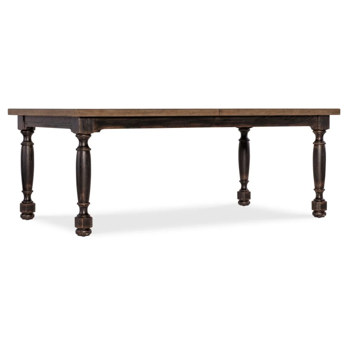Americana Leg Dining Table with 1-22in Leaf Dining Tables Blacks 4