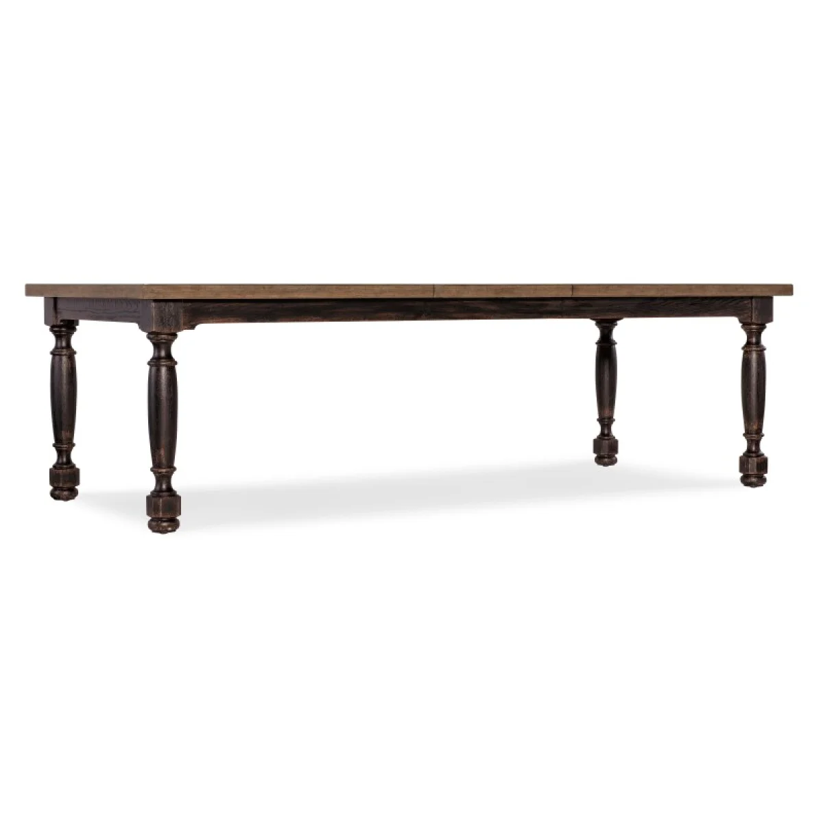 Americana Leg Dining Table with 1-22in Leaf Dining Tables Blacks 6