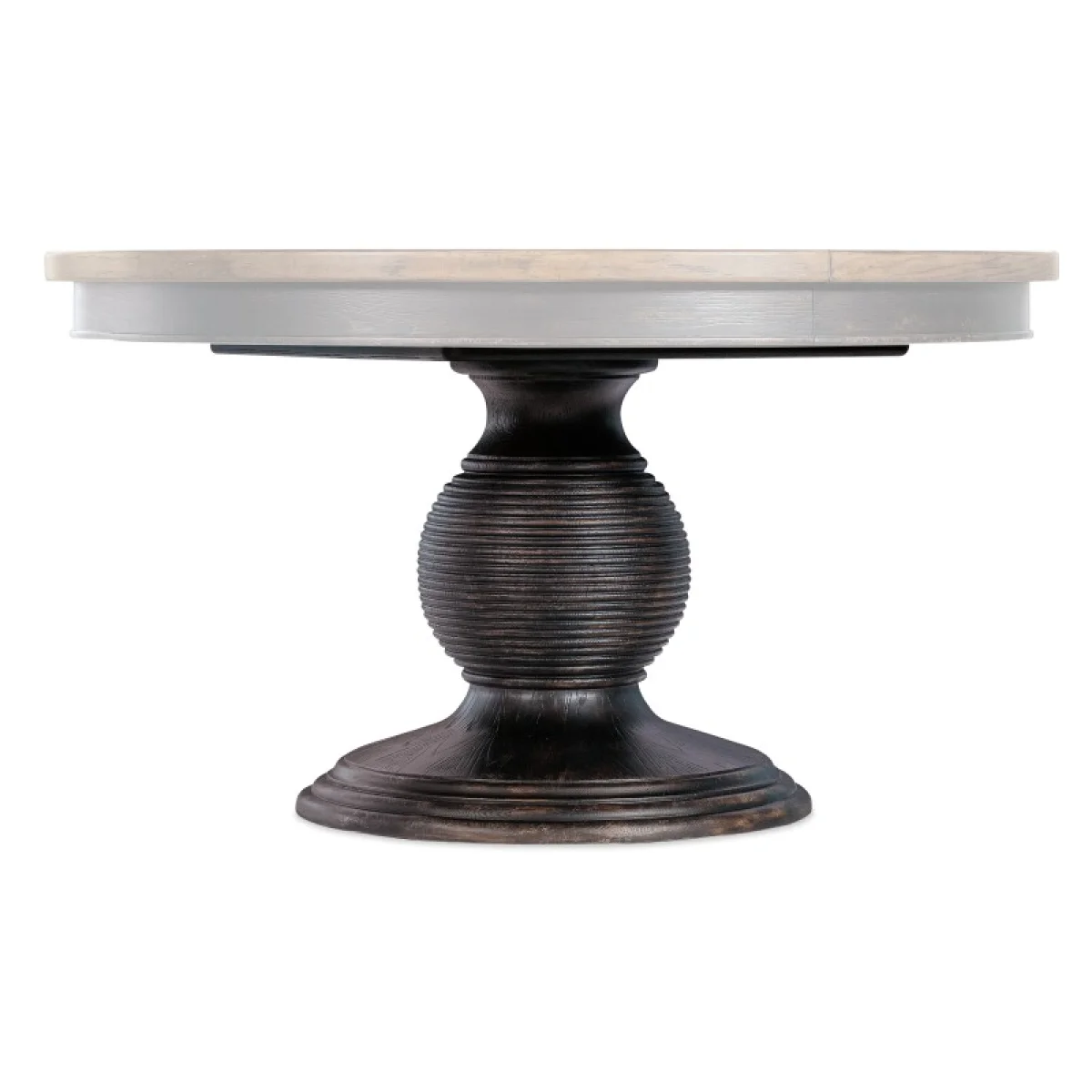 Casual Dining Americana Round Pedestal Dining Table Base Dining Table Bases black 4