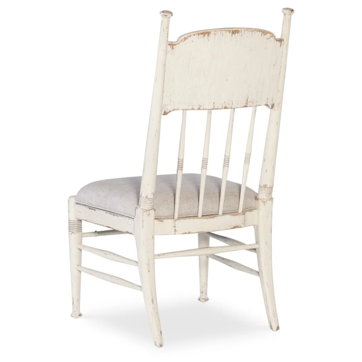 Americana Upholstered Seat Side Chair Chairs & Benches Beige 6