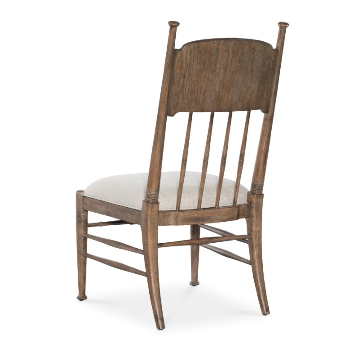 Americana Upholstered Seat Side Chair Chairs & Benches Beige 6