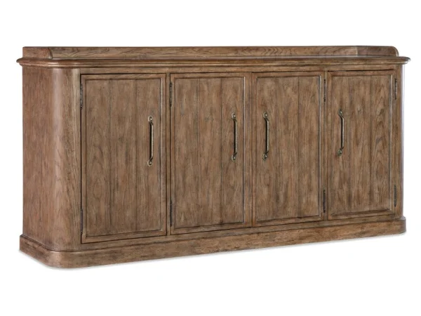 Americana Four-Door Buffet Dining Storage Brown