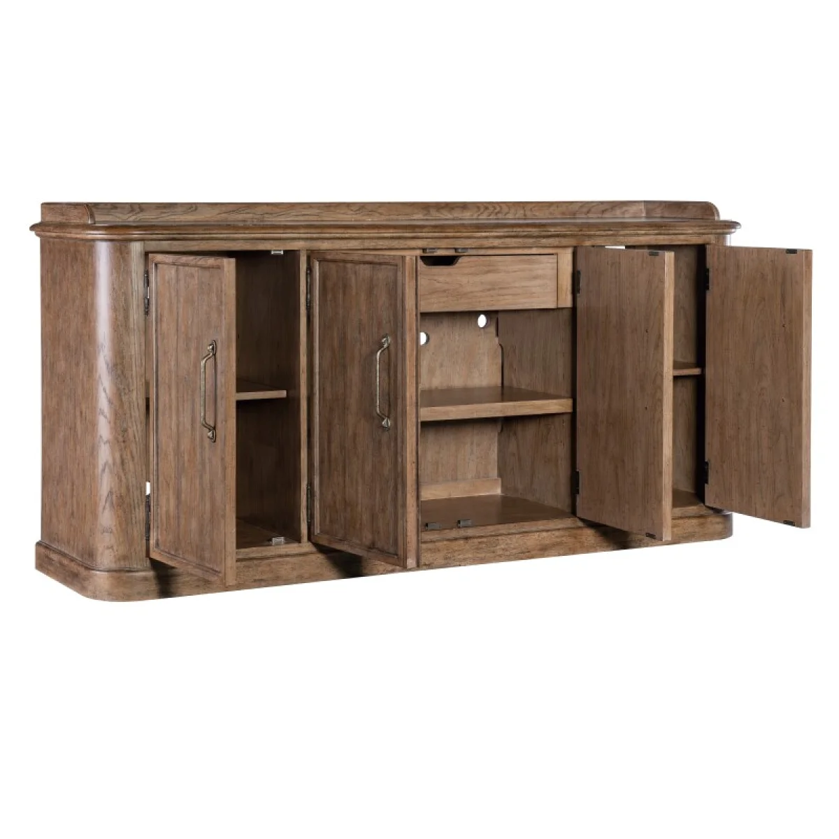 Americana Four-Door Buffet Dining Storage Brown 6