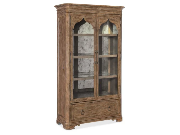 Americana Display Cabinet Dining Storage Brown