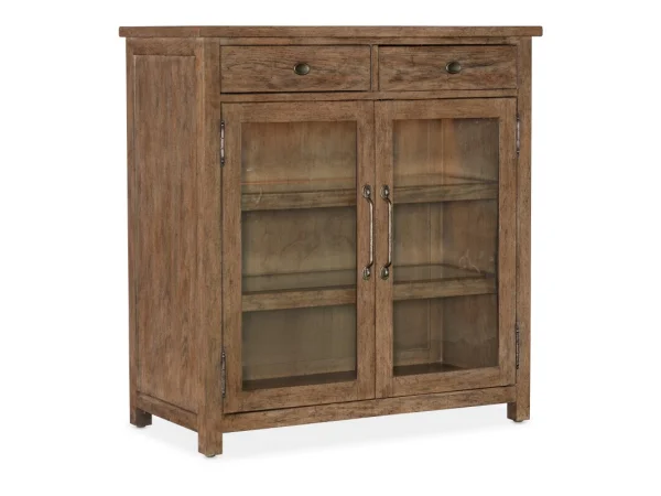 Americana Pie Chest Dining Storage Brown