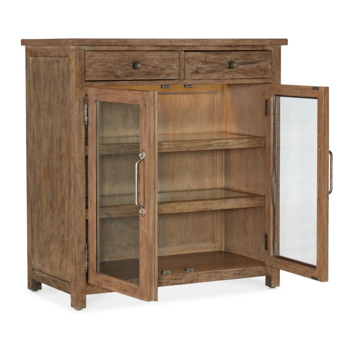 Americana Pie Chest Dining Storage Brown 6