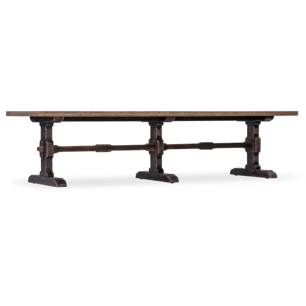 Americana Trestle Rectangle Cocktail Table Cocktail & Coffee Tables Blacks 4