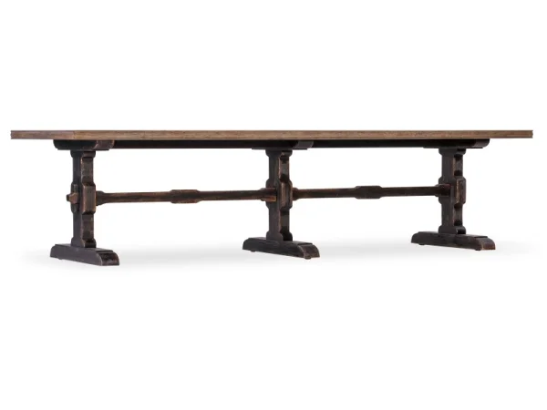 Americana Trestle Rectangle Cocktail Table Cocktail & Coffee Tables Blacks