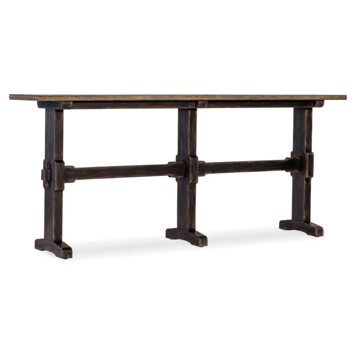 Americana Trestle Console Table Console Tables Blacks 4