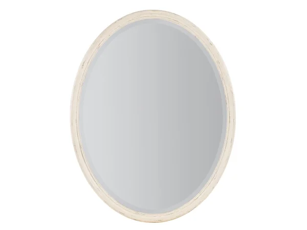 Americana Oval Mirror Bedroom Mirrors Cream
