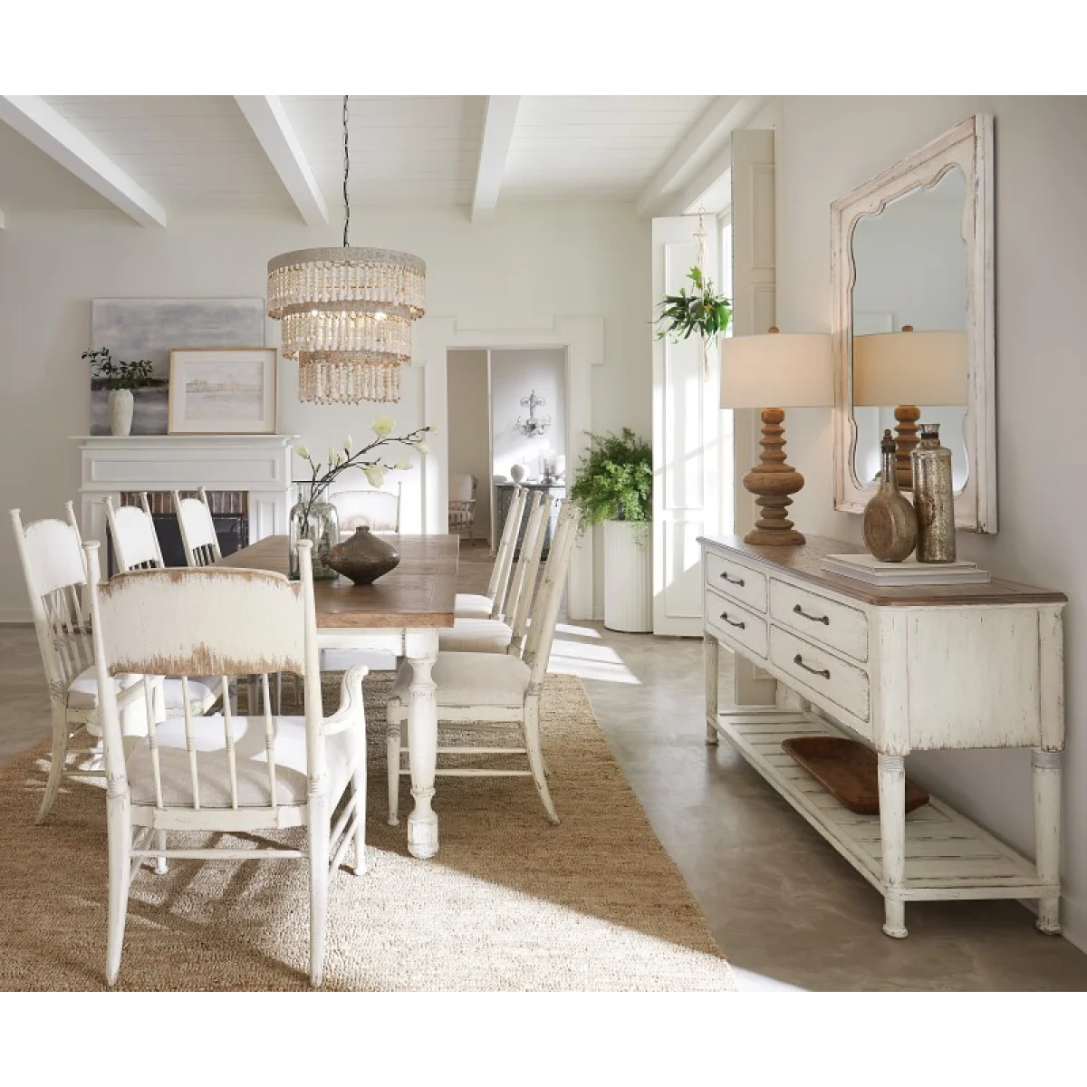 Americana Landscape Mirror Bedroom Mirrors Hooker Furniture 6