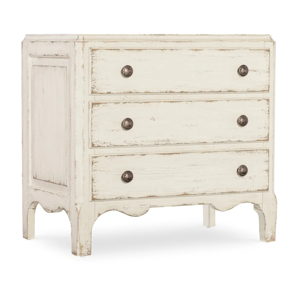 Americana Three-Drawer Nightstand Nightstands Cream 4