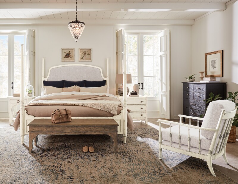 Americana Three-Drawer Nightstand Nightstands Cream 13 Americana Three-Drawer Nightstand Nightstands Cream 13
