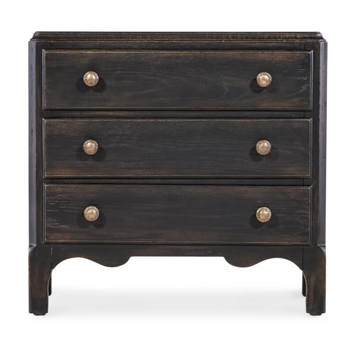 Americana Three-Drawer Nightstand Nightstands Blacks 6