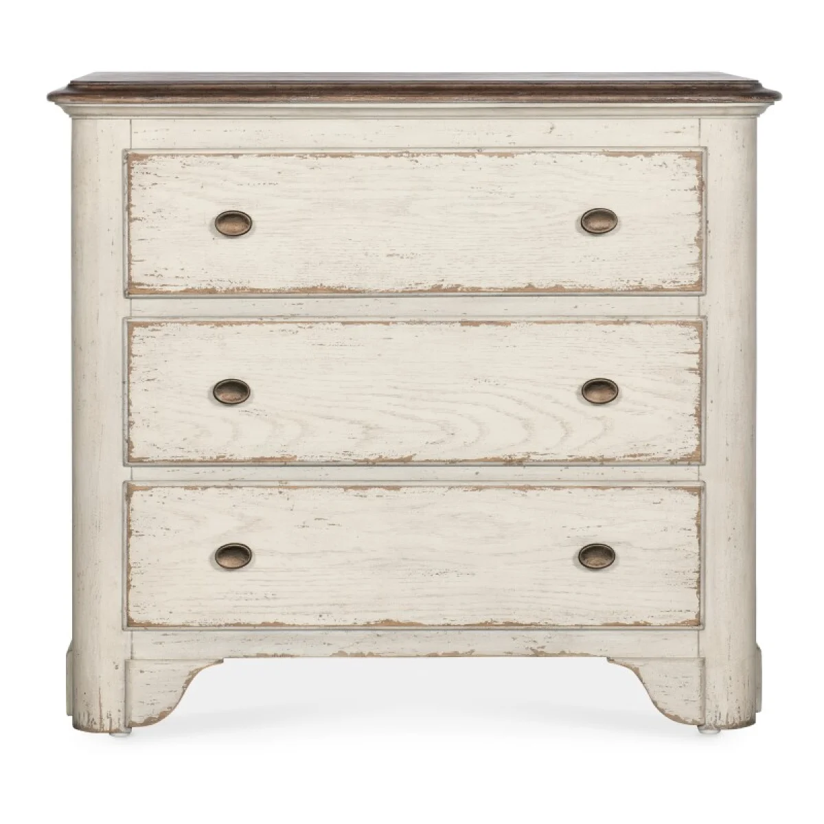 Americana Three-Drawer Nightstand Nightstands Cream 6